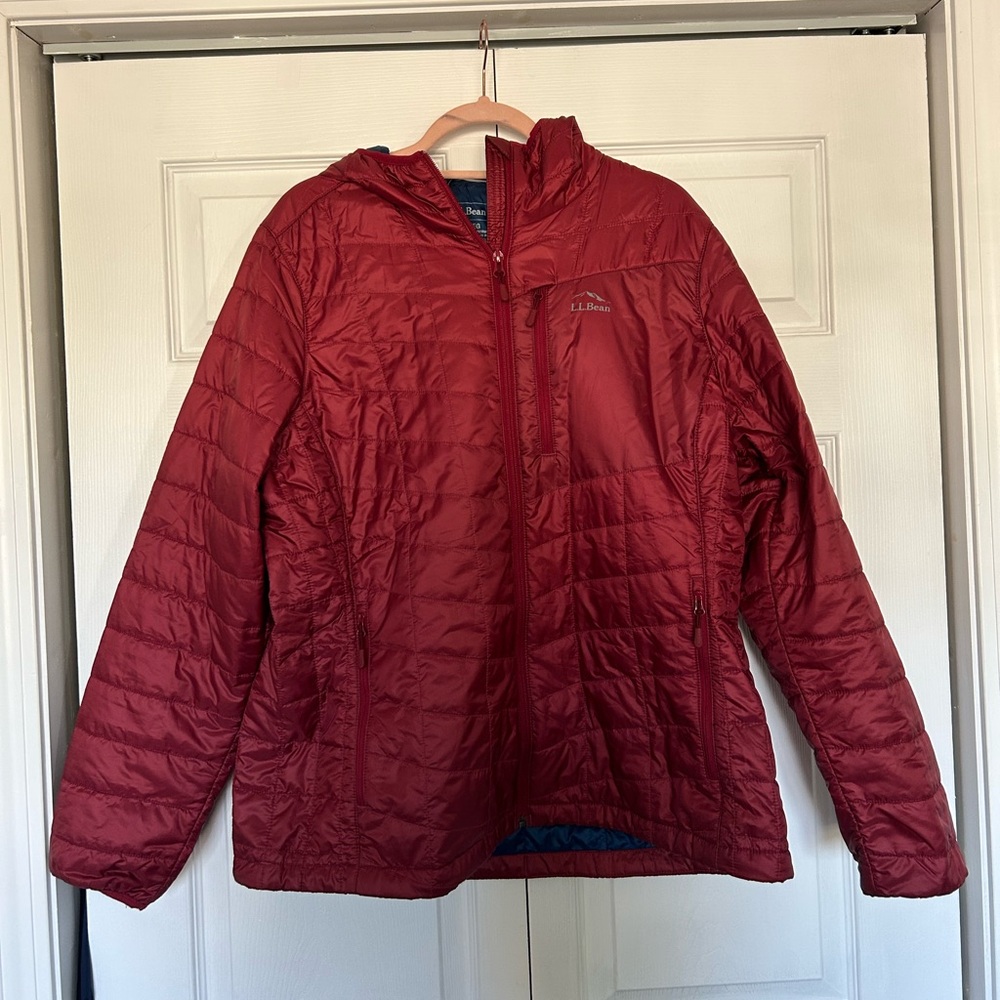 L.L. Bean PrimaLoft Packaway Hooded Jacket